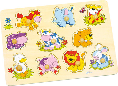 Babypuzzel Babydieren