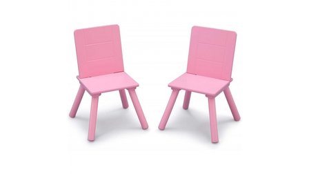 Kindertafeltje met 2 stoeltjes Roze