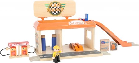 Houten Tankstation (nu met extra gratis set!)