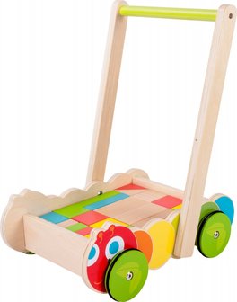 Houten Loopwagen Rups