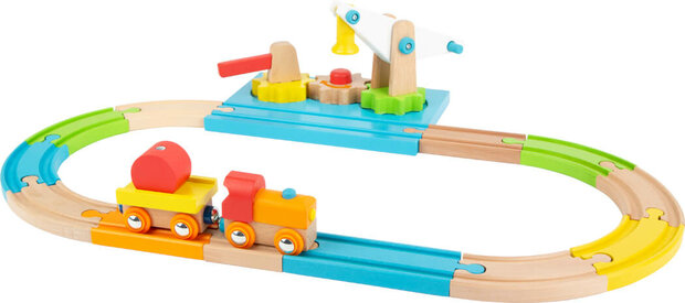  Junior Kraan Houten Speelgoedtrein