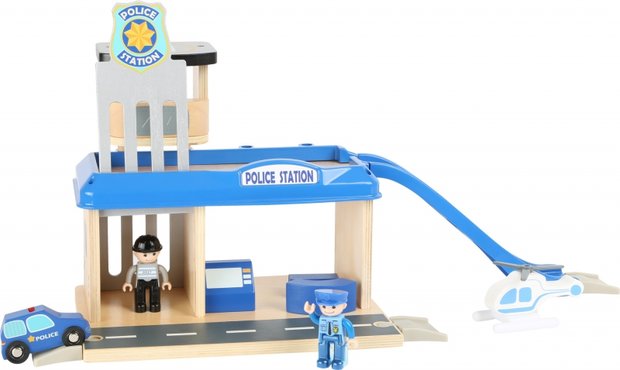Houten Politiebureau (nu met extra gratis set!)