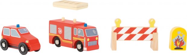 Houten Brandweer set