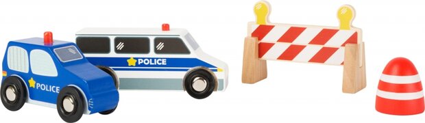 Houten Politie set