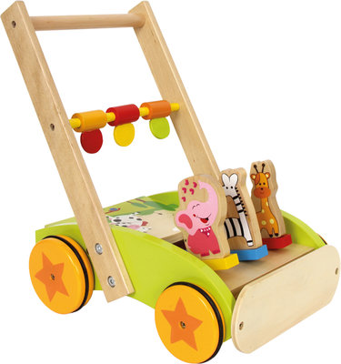 Houten Loopwagen Dieren