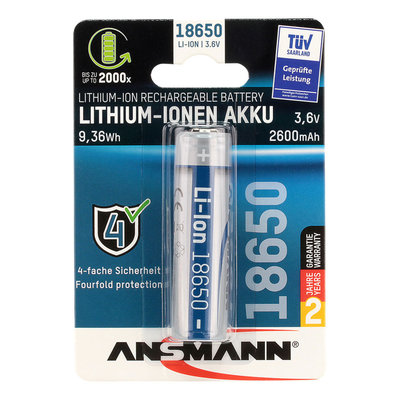 Ansmann Batt 18650 3.7v 2600ma