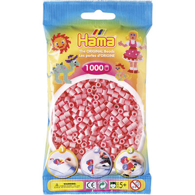 Hama Strijkkralen Hama 1000 Stuks Roze