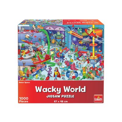 Goliath Wacky World Puzzel Outerspace 1000 Stukjes