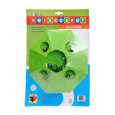 Super Knikkerpot met 10 Knikkers Ø 22 cm Assorti