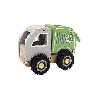 Simply for Kids Houten Vuilniswagen