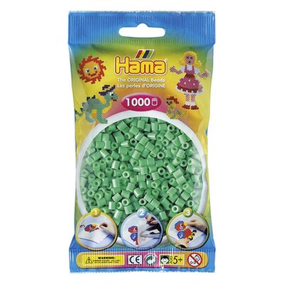 Hama Strijkkralen Mintgroen 1000 Stuks