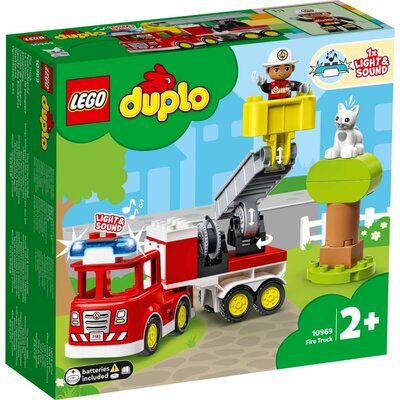 Lego Duplo 10969 Brandweerauto + Licht en Geluid