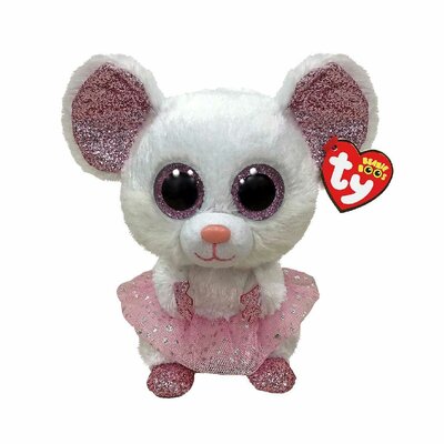 TY Beanie Boos Knuffel Muis Nina 24 cm