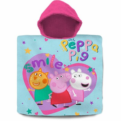 Peppa Pig Bad-Poncho 60x120 cm