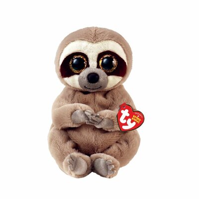 TY Beanie Babies Knuffel Luiaard Silas 15 cm