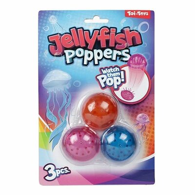 Toi-Toys Jellyfish Poppers 3 Stuks