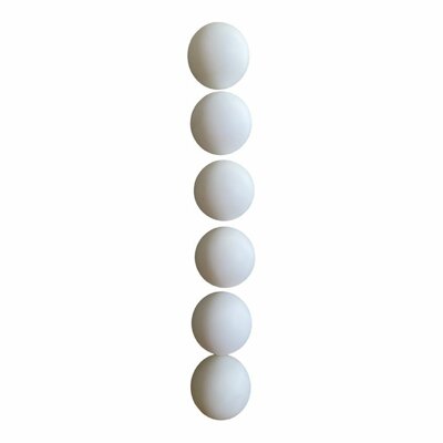 SportX Tafeltennisballen 6 Stuks Wit