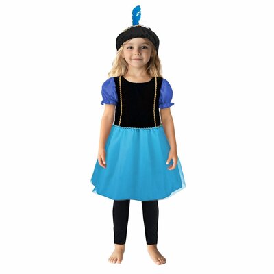 Pietenjurk 98-104 Paars/Blauw