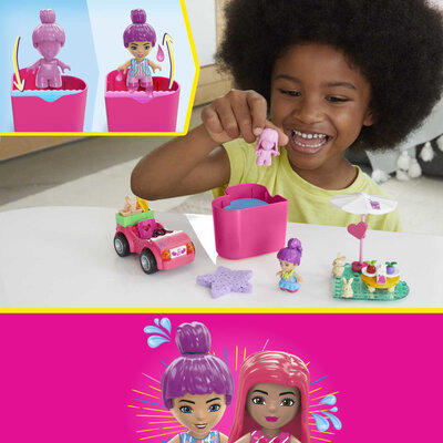 MEGA Barbie Color Reveal Cabrio Bouwspeelgoed