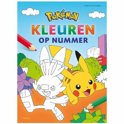 Deltas Kleurboek Pokémon Kleuren op Nummer