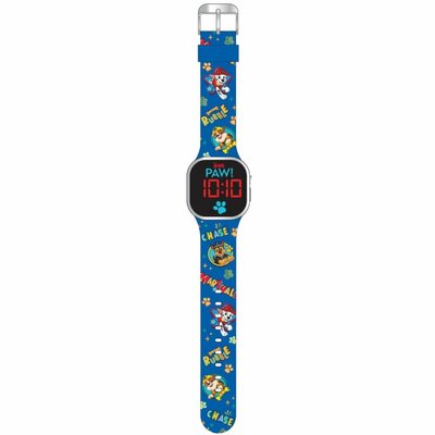 Paw Patrol LED Horloge Blauw
