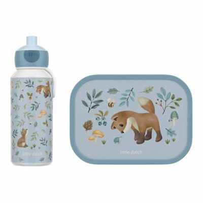 Mepal Little Dutch Forest Friends Lunchset Blauw