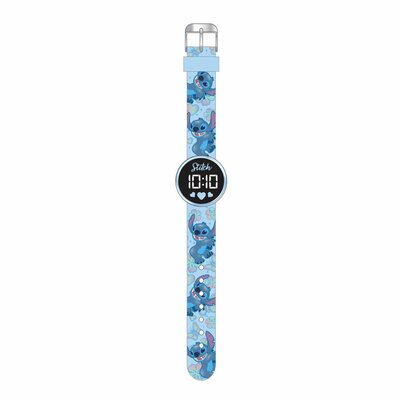 Accutime Disney Stitch LED Horloge Rond