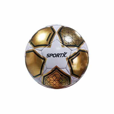 SportX Mini Voetbal Gold White Star 160-180 gr
