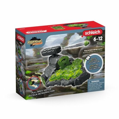 Schleich Eldrador Steen Straalvoertuig met Mini Cretaure