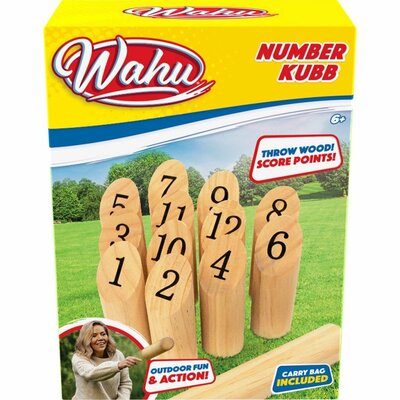 Wahu Houten Number Kubb Spel