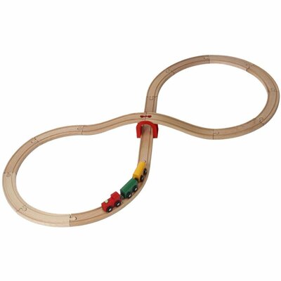 Houten Treinbaan 20-delig