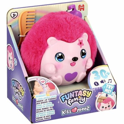 Jumbo Funtasy Family Knuffel Kiss Meez Egel + Geluid