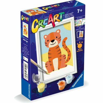 Ravensburger CreArt Schilderen op Nummer Wilde Tijger