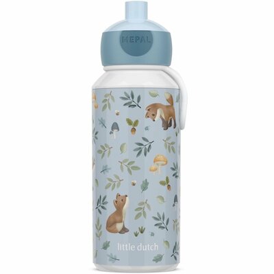 Mepal Pop-Up Drinkfles Little Dutch Forest Friends 400 ml Blauw
