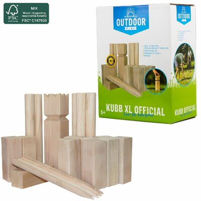 Outdoor Play Houten Kubb Game XL