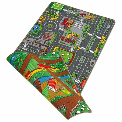 Speelkleed Duo Stad en Boerderij 67x100 cm