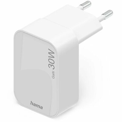 Hama Snellader GaN 1x USB-C PD 30W Wit
