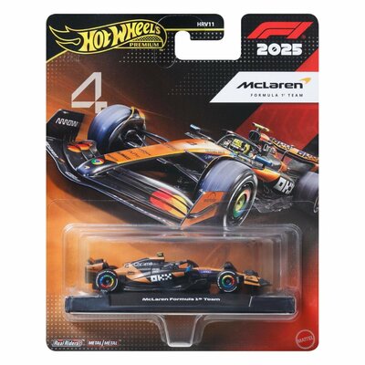 Hot Wheels Premium F1 Racecar Mclaren Lando Norris