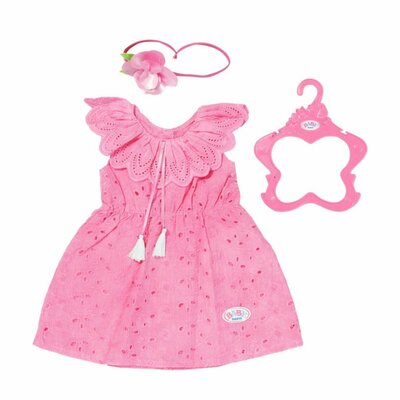 Baby Born Trendy Bloemenjurk Roze