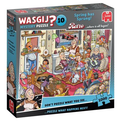 Jumbo Puzzel Wasgij Retro Mystery 10 Voorjaars Schoonmaak 1000 Stukjes