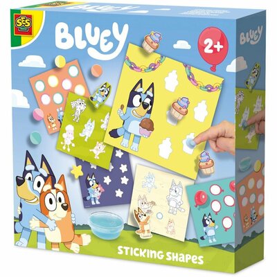 SES Creative Vormen Plakken Bluey