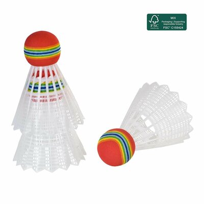 SportX Mini Badminton Shuttles 3 Stuks