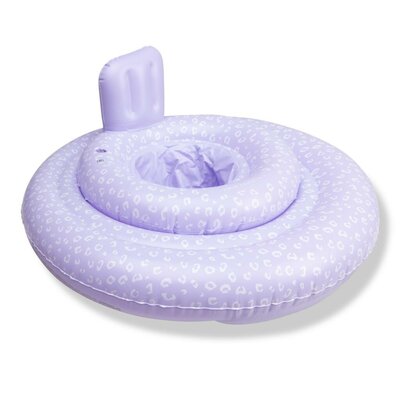 Swim Essentials Baby Float Zwemzitje Luipaard 69 cm Lila