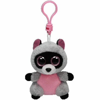 TY Beanie Boo Clip Knuffel Wasbeer Rocco 7 cm