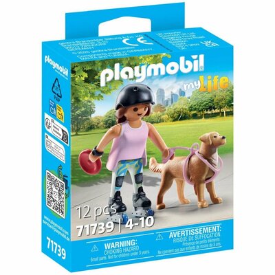 Playmobil 71739 My Life Inliner met Retriever