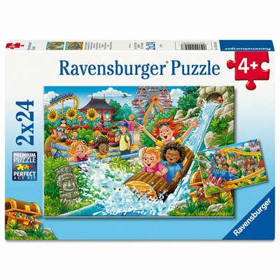 Ravensburger Puzzel Pretpark 2x24 Stukjes