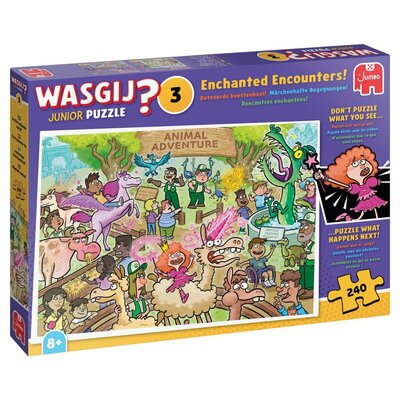 Jumbo Puzzel Wasgij Junior 3 Betoverde Beestenboel! 240 Stukjes