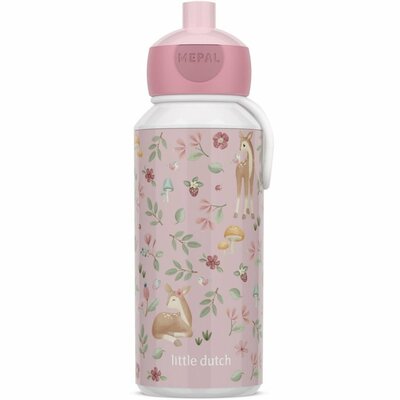 Mepal Pop-Up Drinkfles Little Dutch Fairy Garden 400 ml Roze