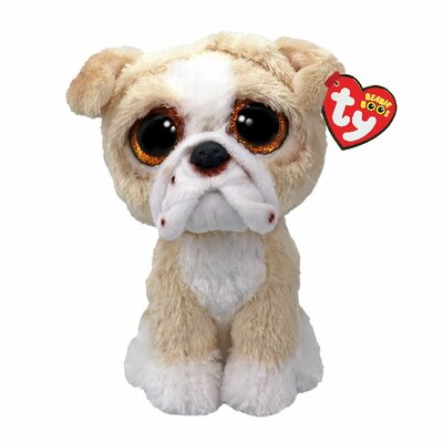 TY Beanie Boos Knuffel Buldog Pooch 15 cm