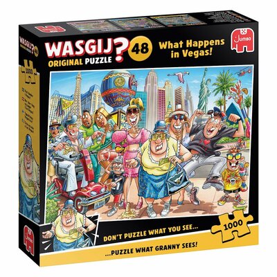 Jumbo Puzzel Wasgij Original 48 What Happens In Vegas! 1000 Stukjes